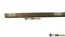 C3604 - タテメローレット丸棒 真鍮棒ローレット  タテメローレット