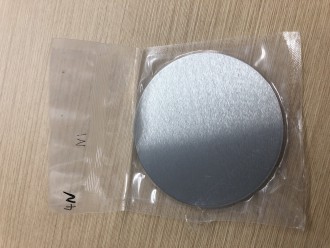純ニッケル 高純度ニッケル丸板 材 - Ni 99.99% Φ76.2×t2.5mm 